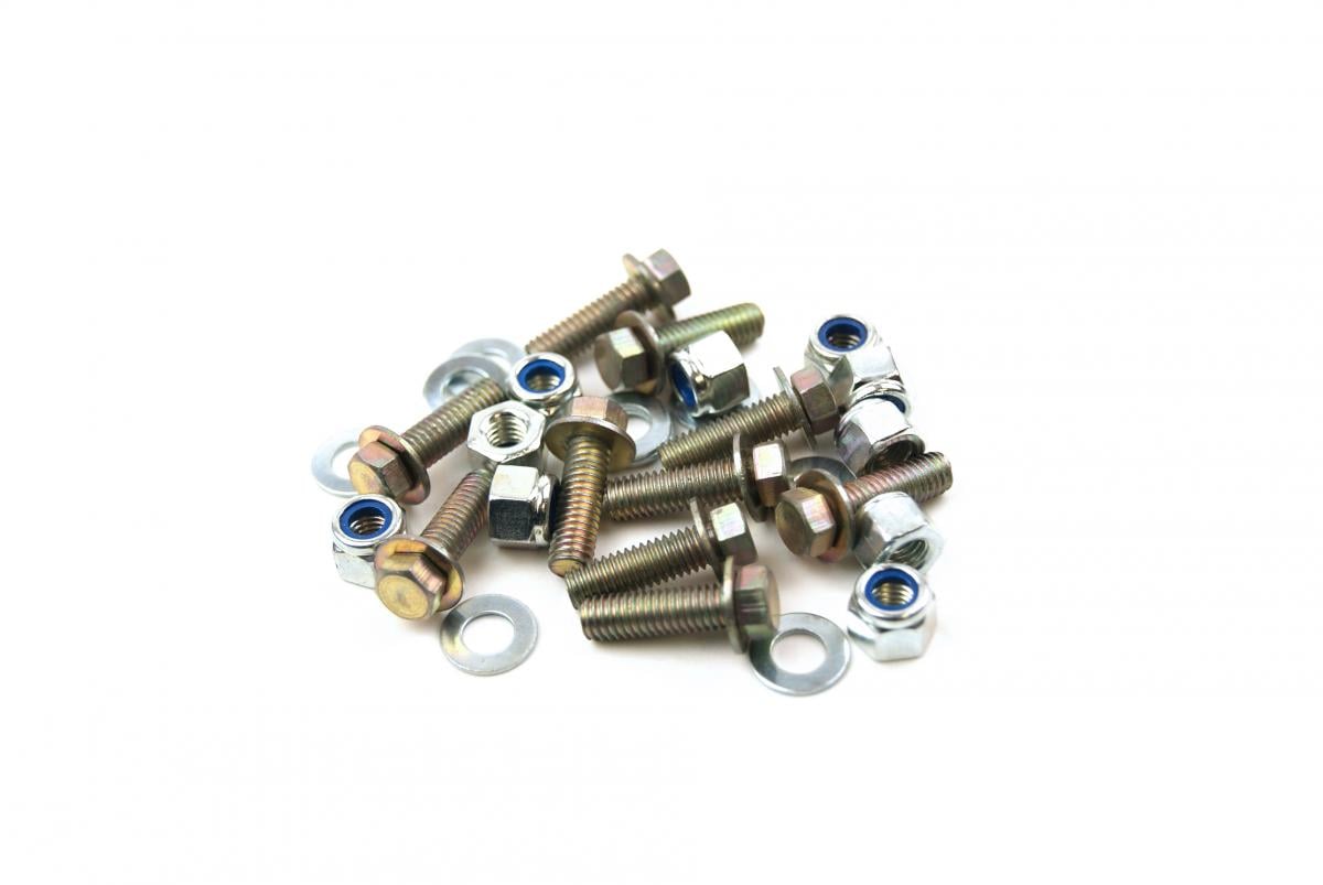 M6x20 C/BOLT & NYLOCK NUT