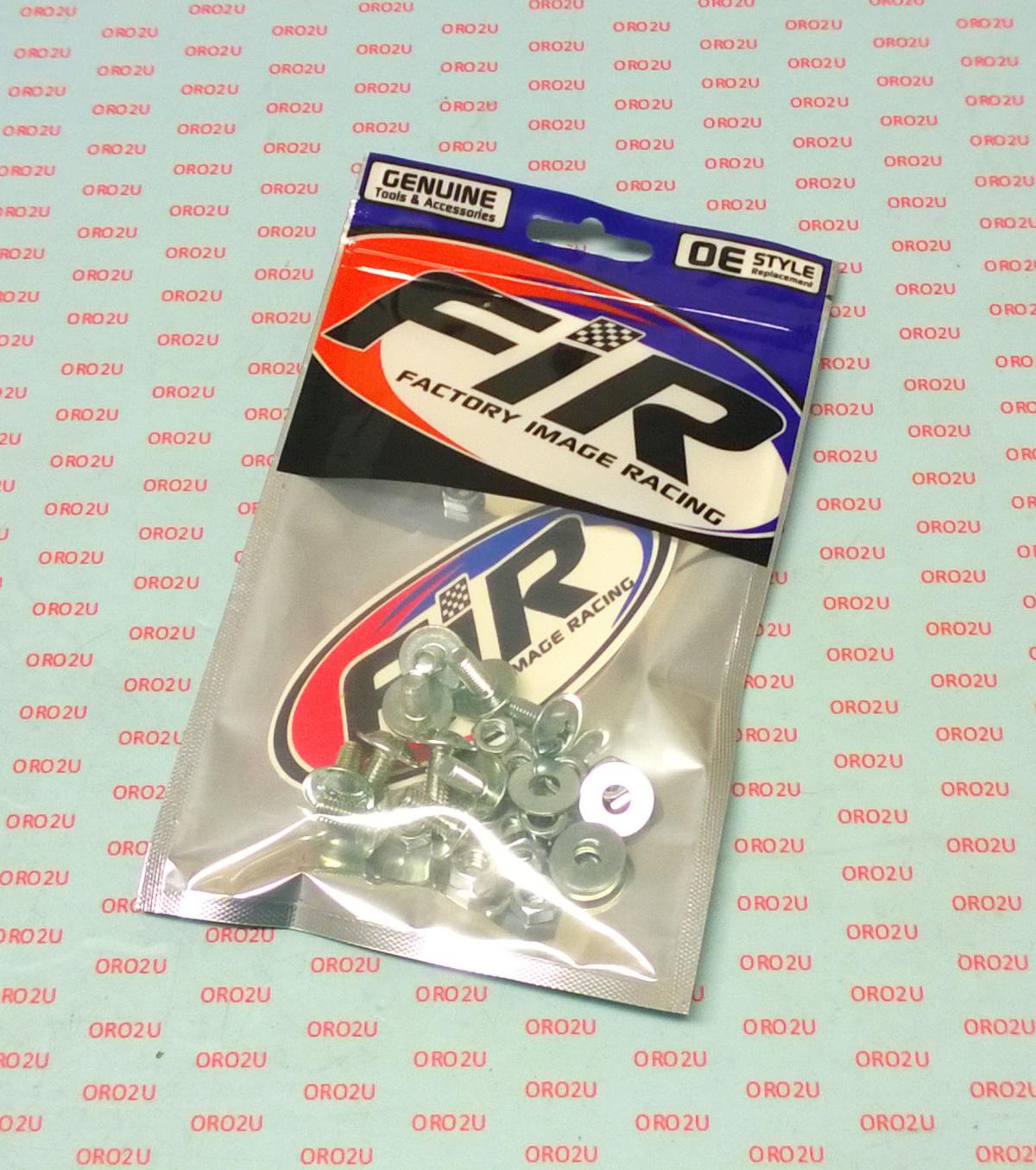 M6 x 13mm Dome Head Chrome Bolt, Nut & Washer Set - Pack Of 10 - 30pcs Kit