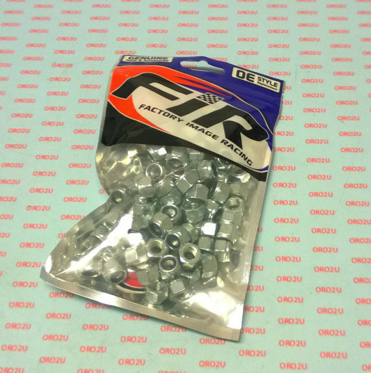 NYLOCK M8 NUT PACK/100, REGULAR9X13mm