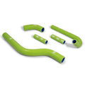 COOLANT HOSE 5 PIECE KIT GREEN 04-05 KAWASAKI 250 KX F SAMCO SPORT KAW-18-GN
