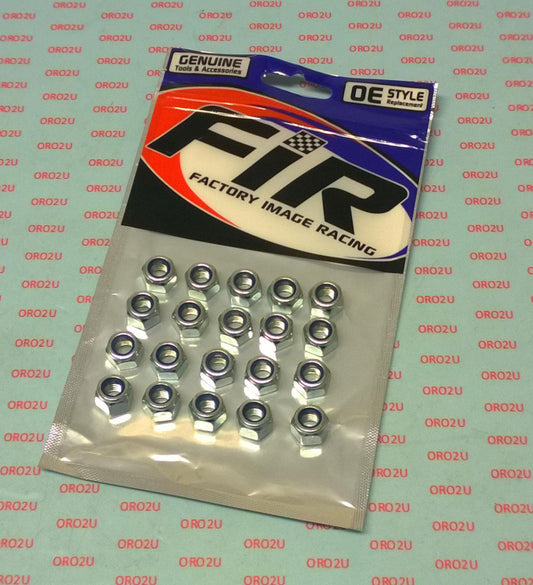 NYLOCK M8 NUT PACK/20, REGULAR9X13mm