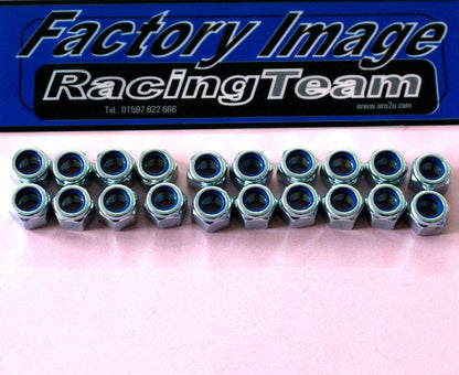 NYLOCK M8 NUT PACK/20, SLIM8X13mm