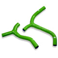 COOLANT HOSE 2 PIECE KIT GREEN 2019-2023 KAWASAKI KX F 450 'Y' RACE DESIGN SAMCO KAW-92-GN