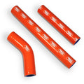 COOLANT HOSE 3 PIECE KIT ORANGE 08-12 KTM 250 300 TE EXC XC-W THERMO BYPASS SAMCO KTM-44-OR