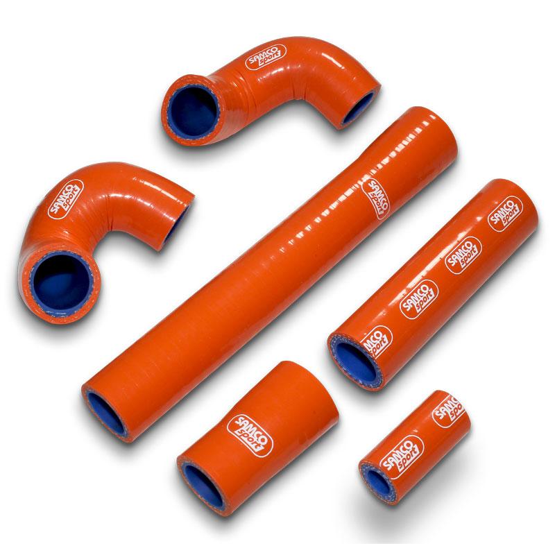 COOLANT HOSE 6 PIECE KIT ORANGE 18-19 HUSQVARNA KTM 250 300 SAMCO SPORT KTM-98-OR