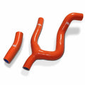 COOLANT HOSE 2 PIECE KIT ORANGE 2020-2023 GAS HUSQ KTM 250 THERMOSTAT BYPASS SAMCO KTM-116-OR