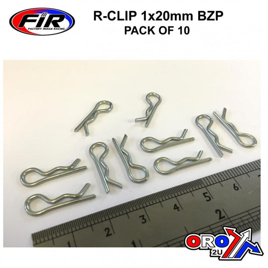R CLIP 1 x 20mm PACK OF 10