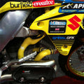 COOLANT HOSE 4 PIECE KIT YELLOW 13-18 SUZUKI 250 RM Z 'Y' RACE DESIGN SAMCO SUZ-47-YE