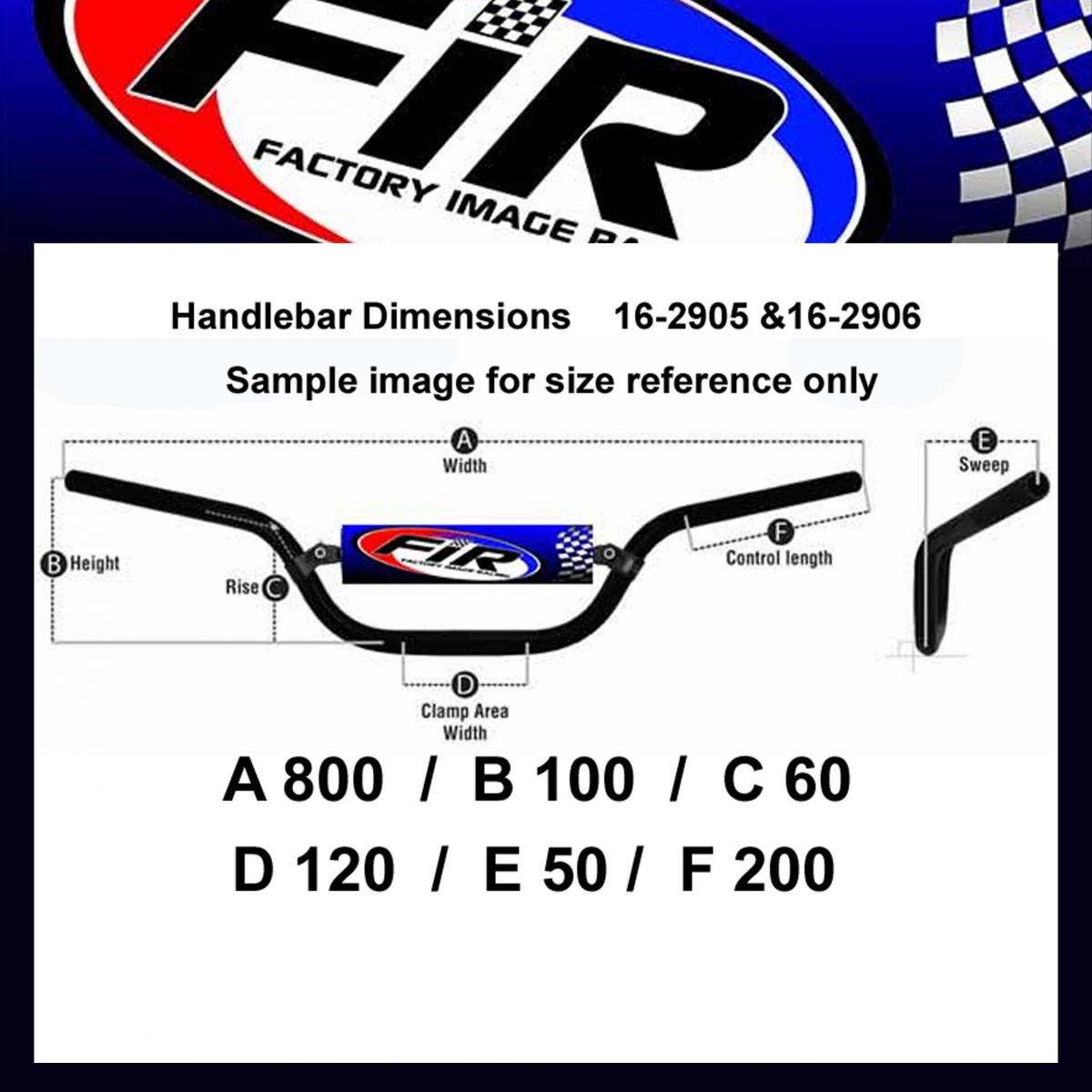 ENDURO HANDLEBAR 22mm / 7/8'', ZINC / SUIT 75-0706 HANDGUARD RTECH