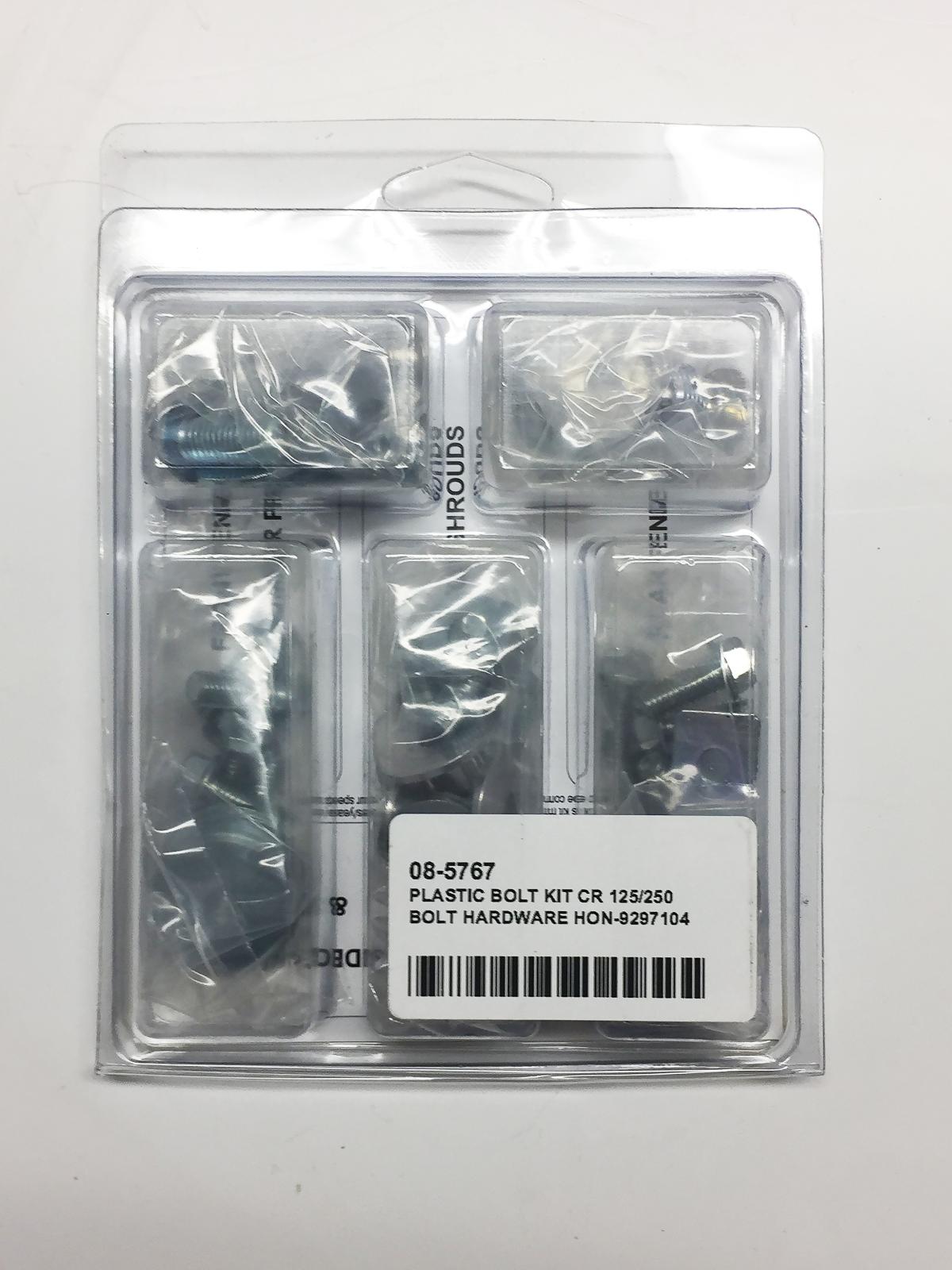 PLASTIC BOLT KIT CR 125/250, BOLT HARDWARE HON-9297104