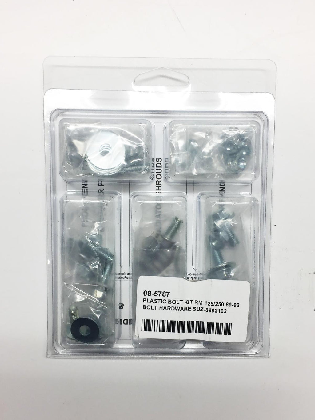 PLASTIC BOLT KIT RM 125/250 89-92, BOLT HARDWARE SUZ-8992102
