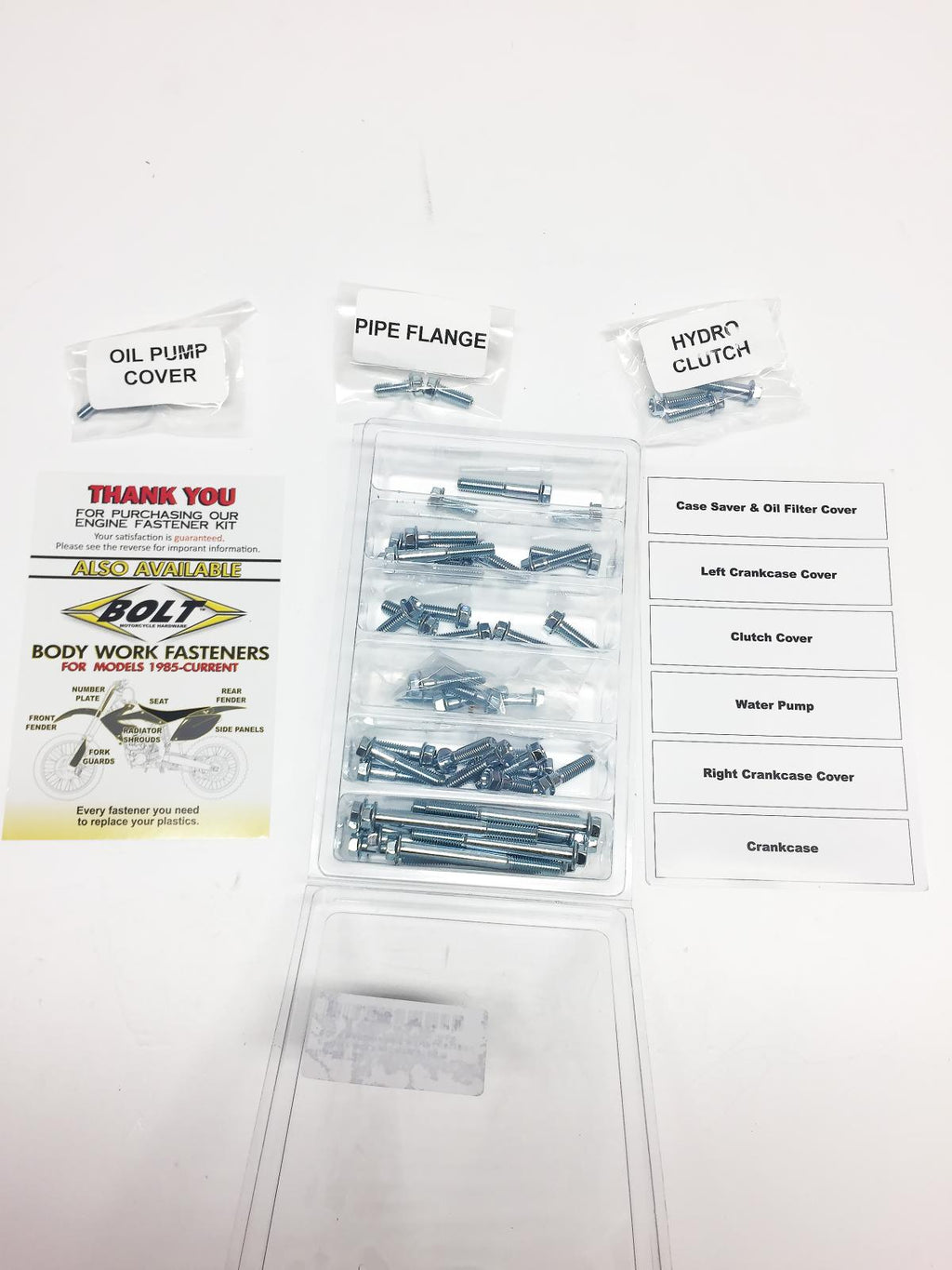 ENGINE BOLT KIT KTM 450/530, BOLT HARDWARE E-KTMF4-0911EXC