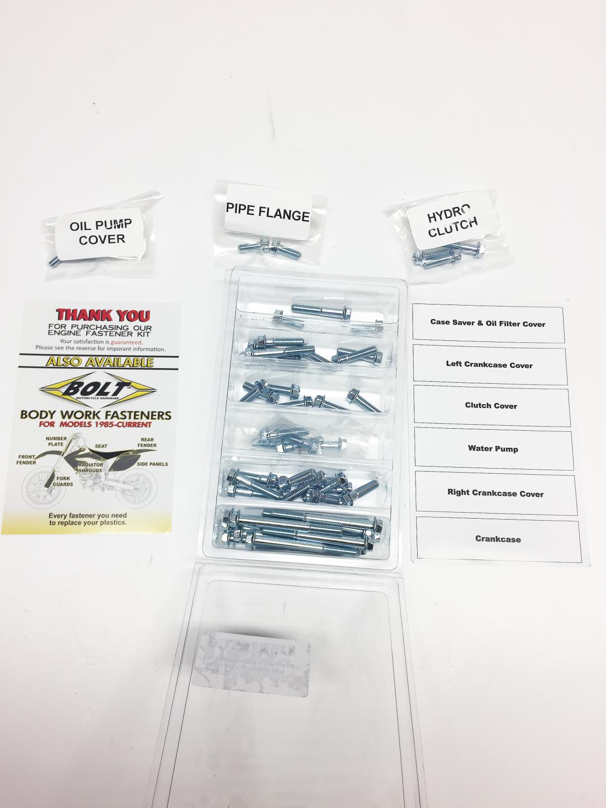 ENGINE BOLT KIT KTM 450/530, BOLT HARDWARE E-KTMF4-0911EXC