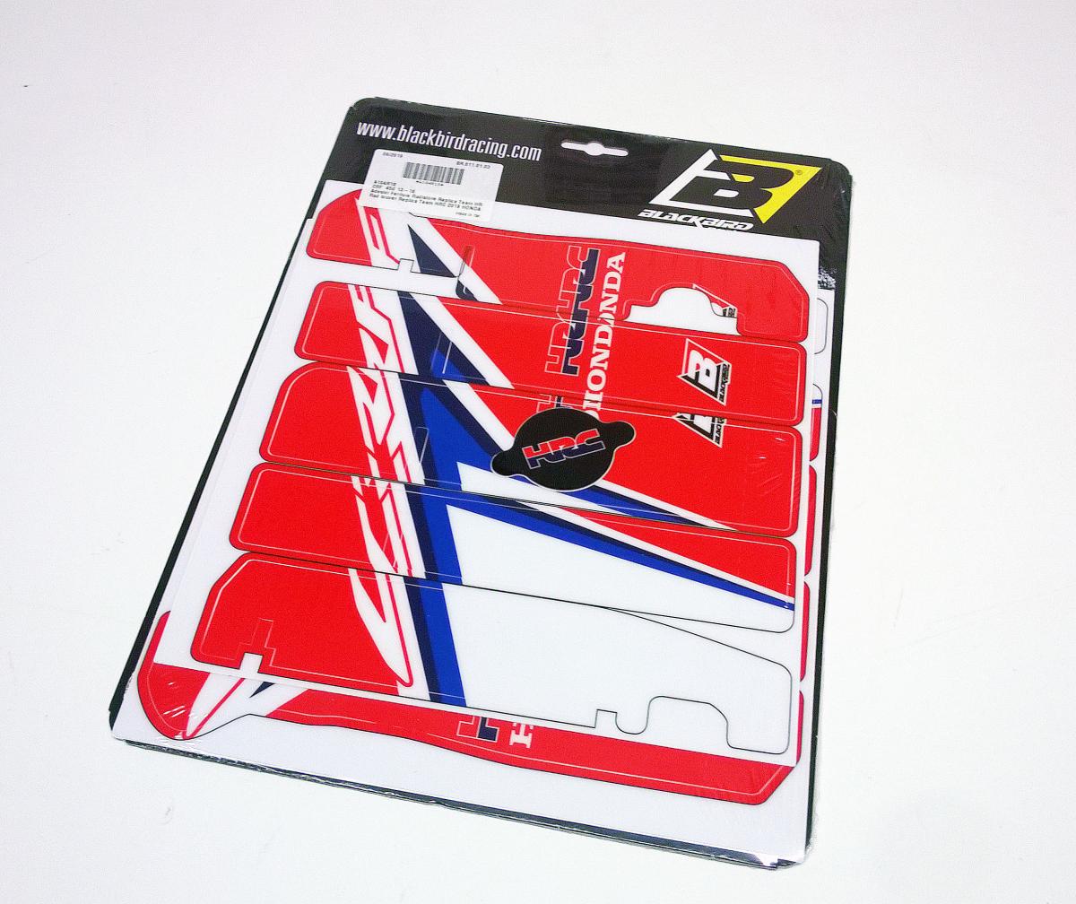 13-16 CRF450 RAD LOUVER DECAL, BLACKBIRD A104R18 TEAM HRC