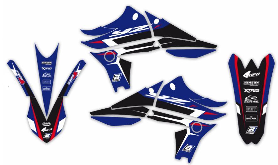 10-13 YZF450 DREAM-4, BLACKBIRD DECAL KIT 2240N