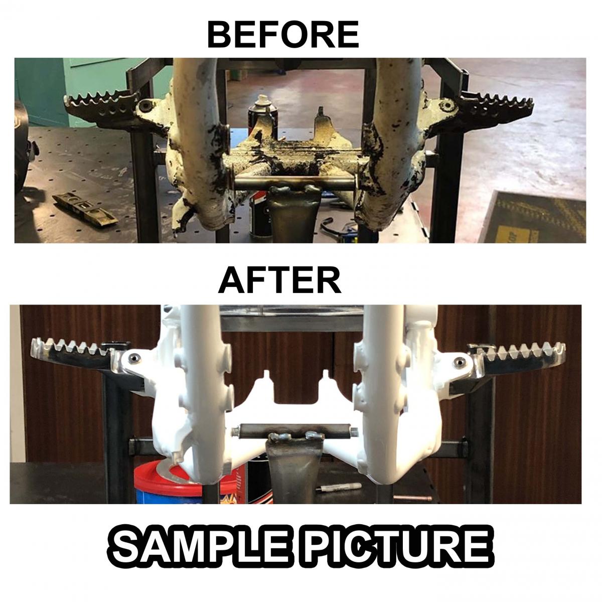 WELD ON PEG MOUNT KIT, KTM 09>19, SUIT KTM PEG FROM 2009>2019