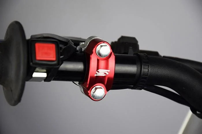 ROTATING HANDLEBAR MOUNTS RED UNIVERSAL SCAR RBC3