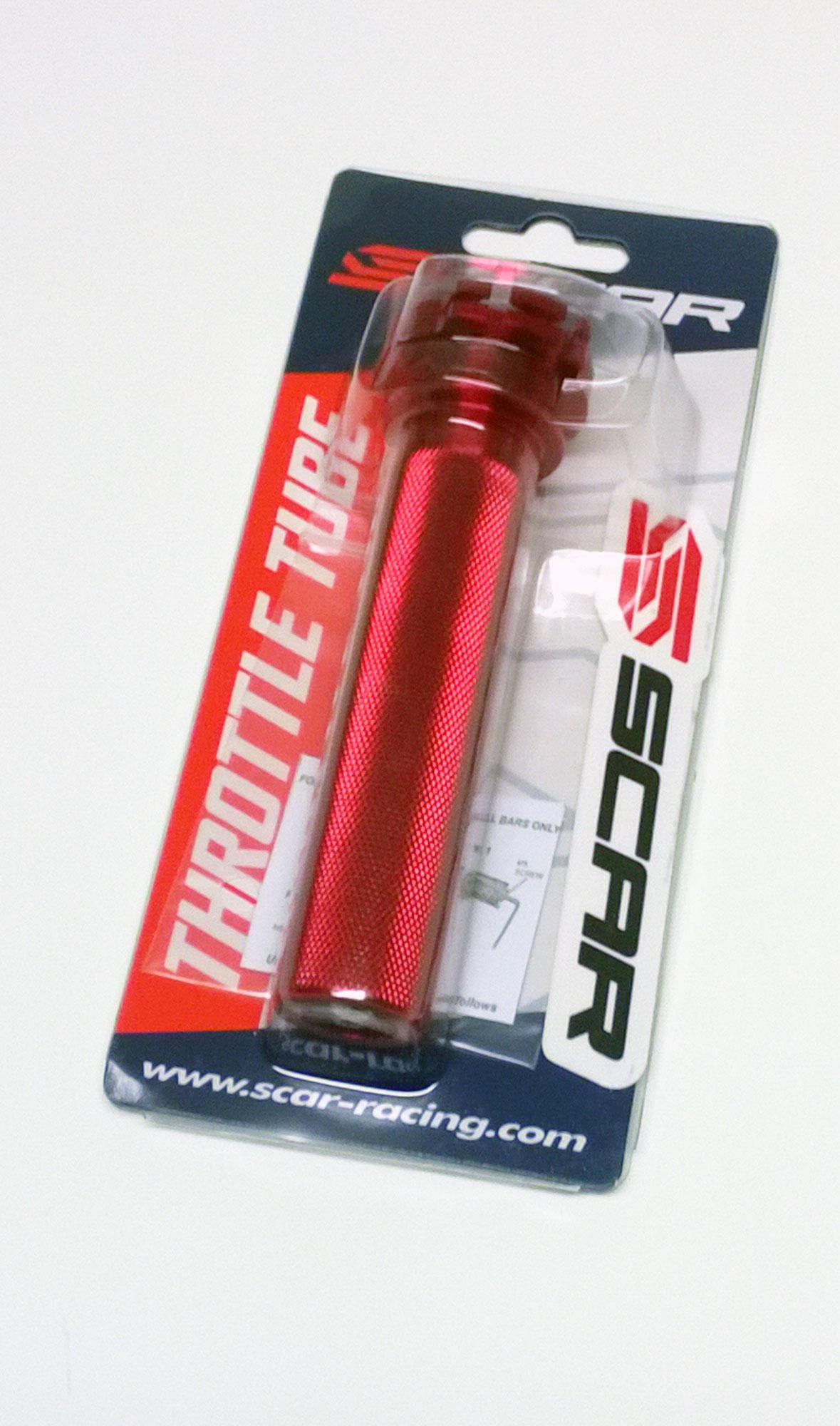 ALUMINIUM THROTTLE TUBE WITH BEARING RED 02-26 HONDA CRF R RX X L RL 250 450 SCAR TT200