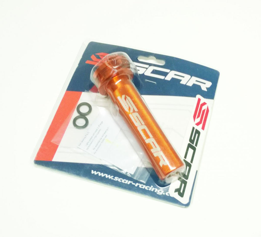 ALUMINIUM THROTTLE TUBE WITH BEARING ORANGE 00-16 HUSQVARNA KTM HUSABERG FC FE EXC SX SCAR TT500
