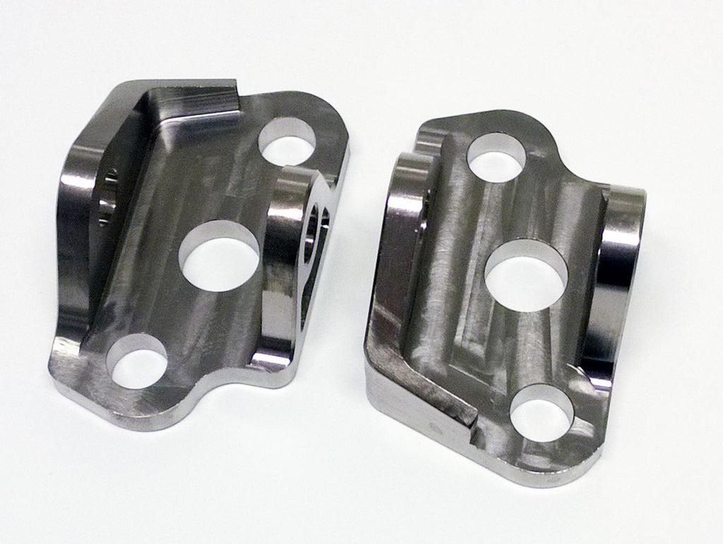TITANIUM FOOTPEG MOUNTS BRACKETS 06-26 FANTIC YAMAHA XX YZ 125 250 GR5-TI SCAR STFMB151