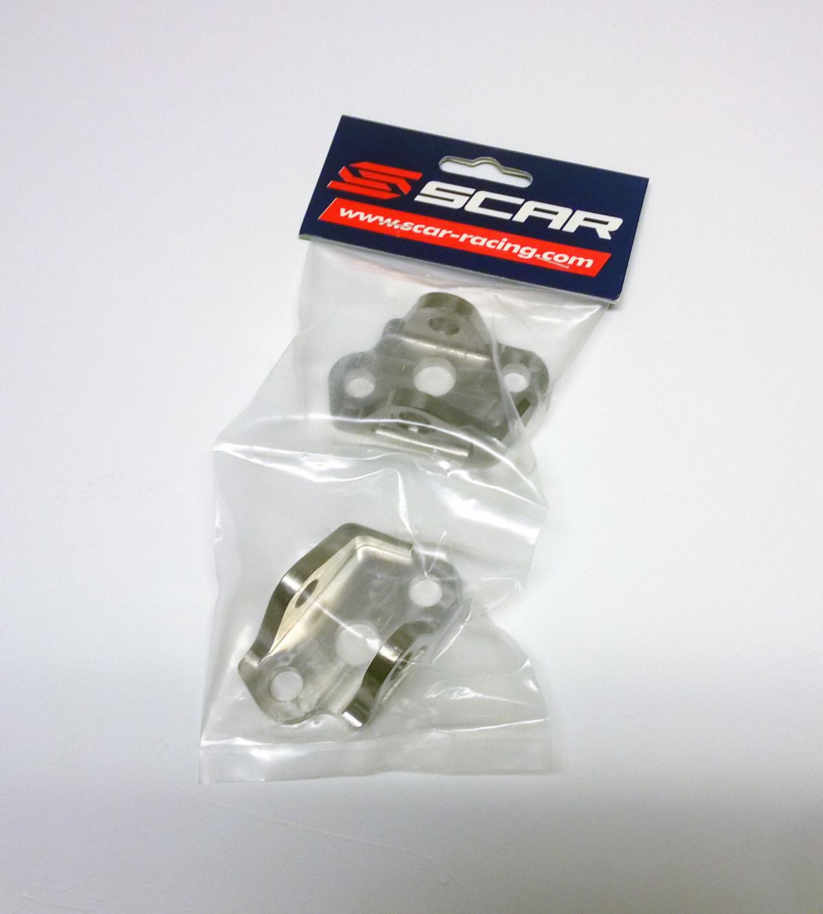 TITANIUM FOOTPEG MOUNTS BRACKETS 06-26 FANTIC YAMAHA XX YZ 125 250 GR5-TI SCAR STFMB151