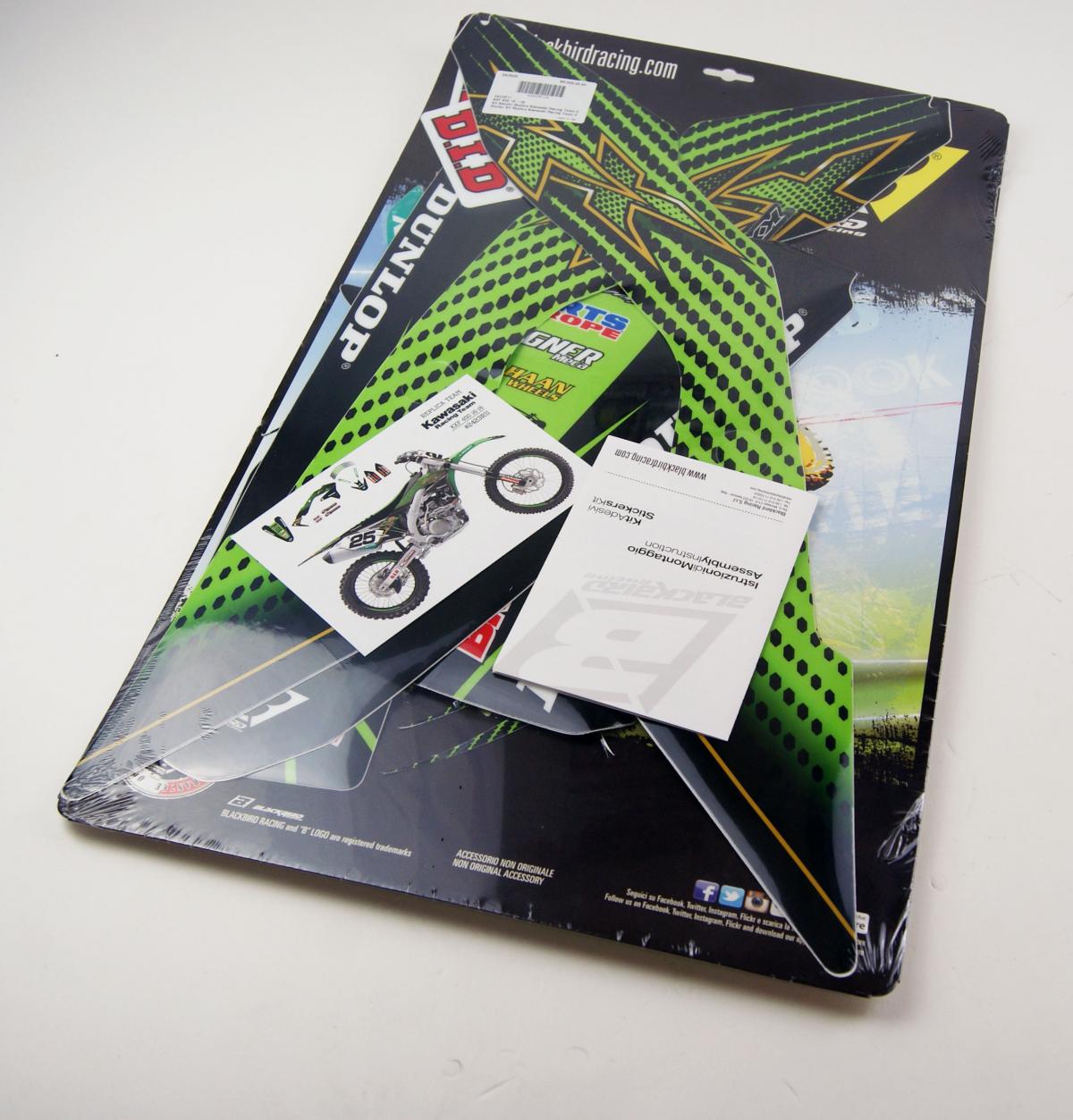 16-18 KXF450 KAWASAKI RACING TEAM GRAPHICS, BLACKBIRD 2423R11