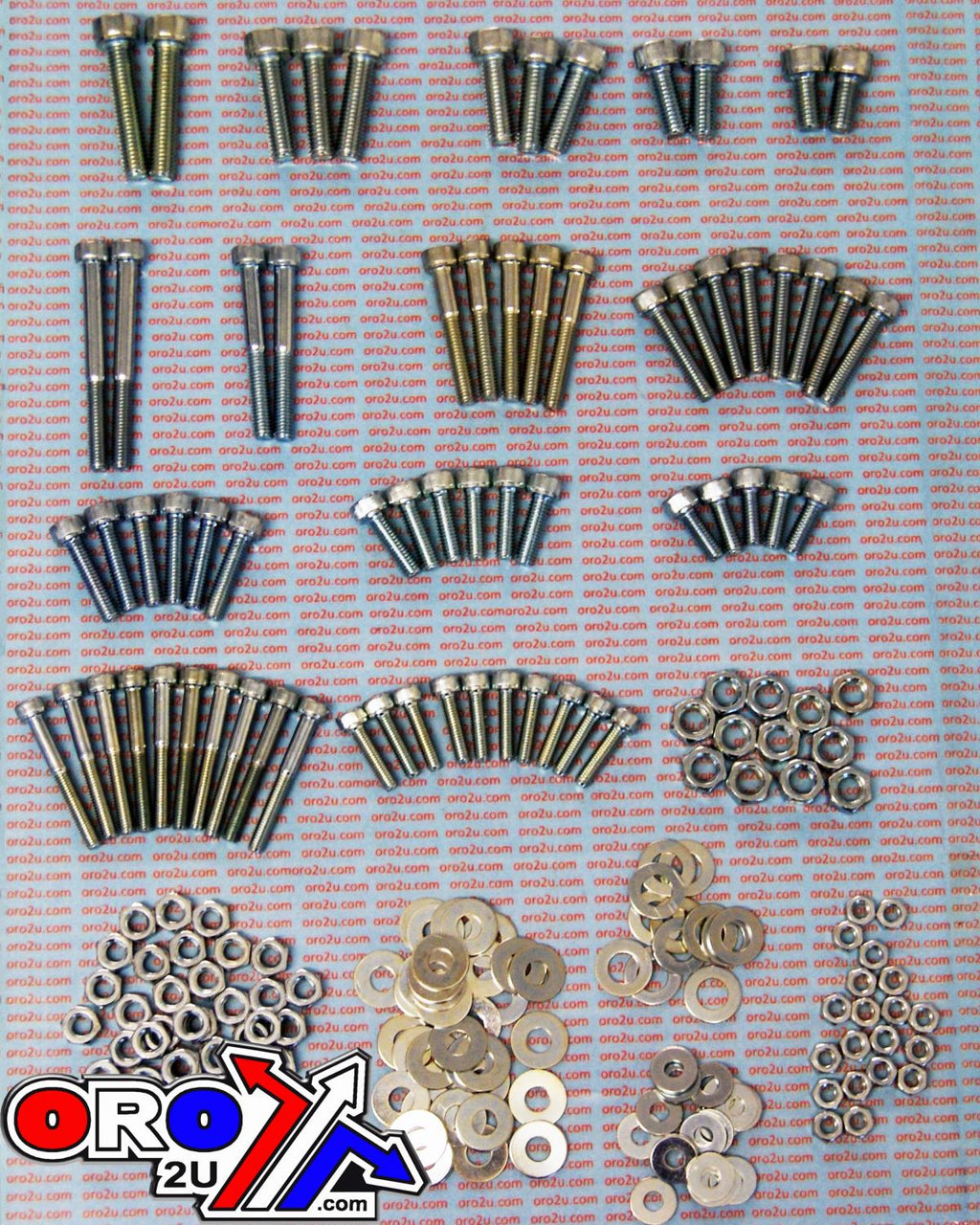 ALLEN BOLT NUT & WASHER 200 PIECE METRIC ASSORTMENT KIT BZP M5 M6