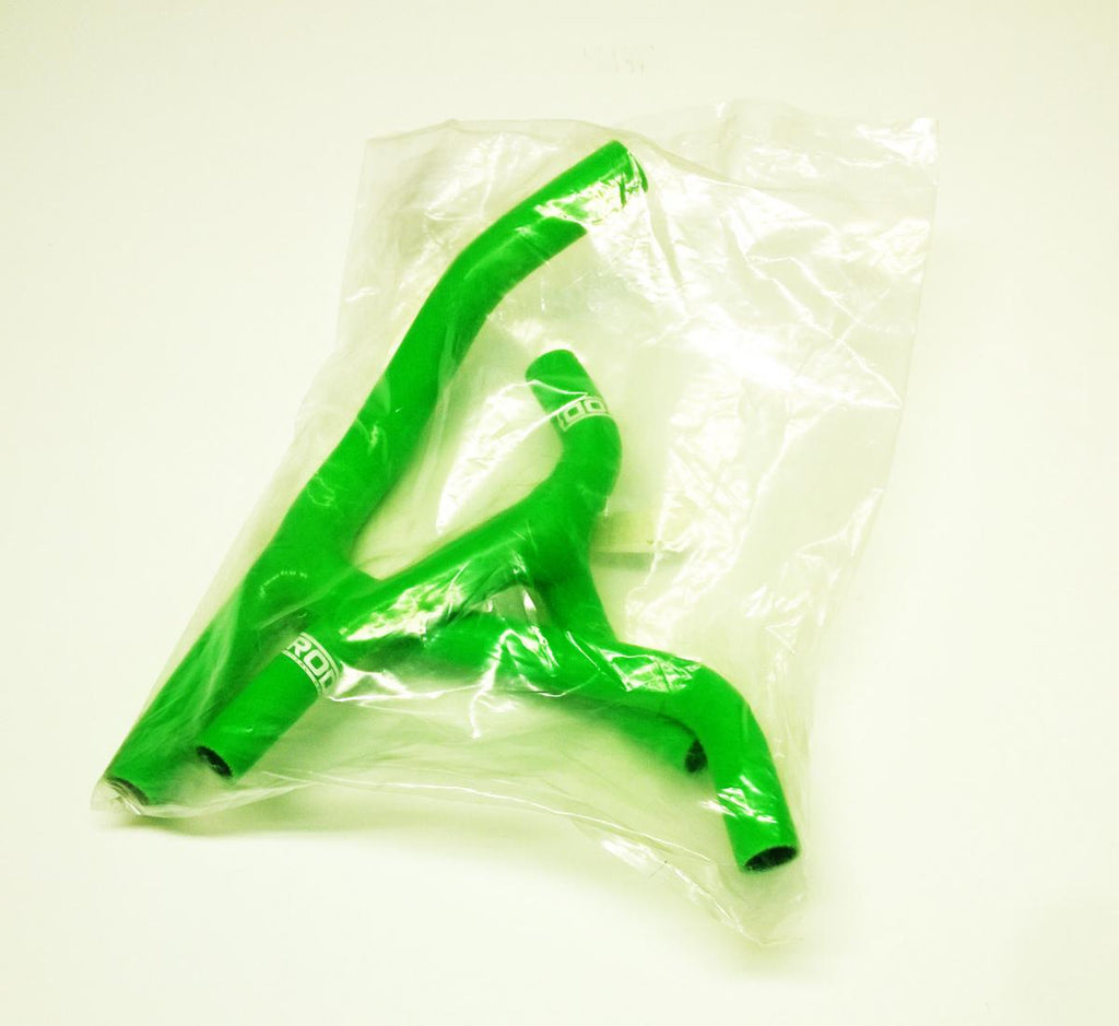 HOSE Y KIT 2pcs KX450F 06-08 GREEN, SILICONE RADIATOR COOLING, IROD Y PIECE KIT