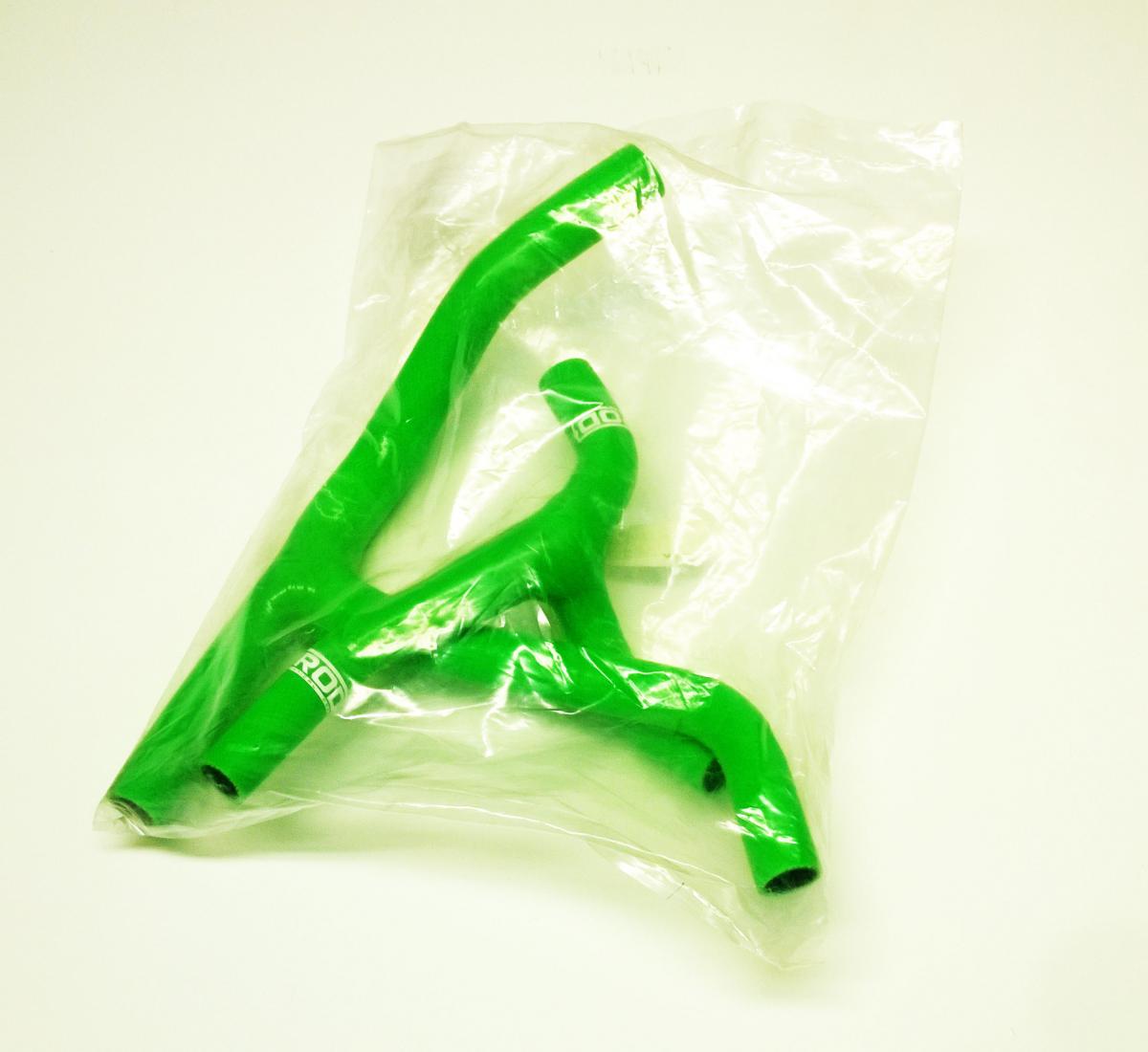 HOSE Y KIT 2pcs KX450F 06-08 GREEN, SILICONE RADIATOR COOLING, IROD Y PIECE KIT