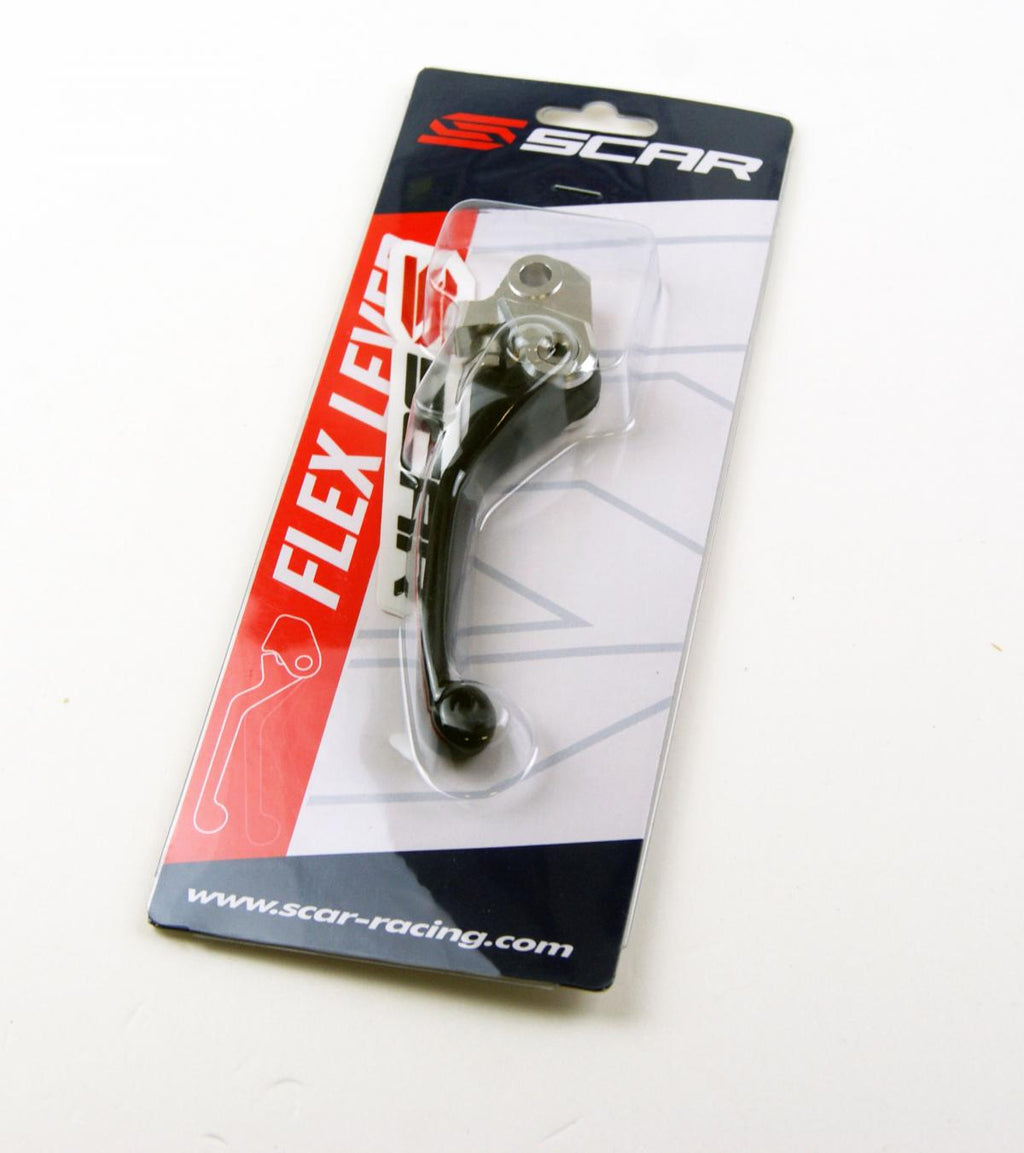 BRAKE FLEX LEVER BLACK 07-26 KAWASAKI YAMAHA KX YZ WR 125 250 450 F X PIVOT ADJUSTABLE SCAR PBL101