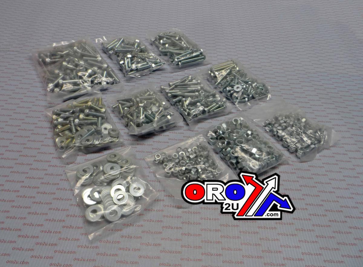 1000 KIT BOLTS, NUTS, WASHERS, ALLEN CAP SCREWS.