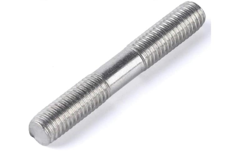 STUD M8 X 60mm STAINLESS STEEL 304 WITH 22mm LONG THREADS