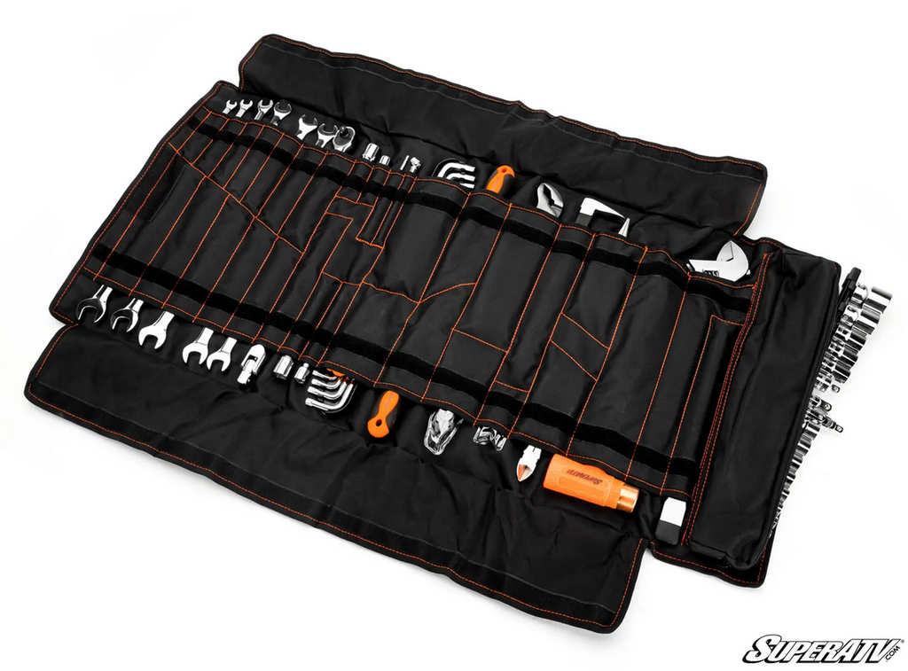 ULTIMATE EMERGENCY TOOL ROLL KIT BAG, ATV/UTV TOOL-U-002
