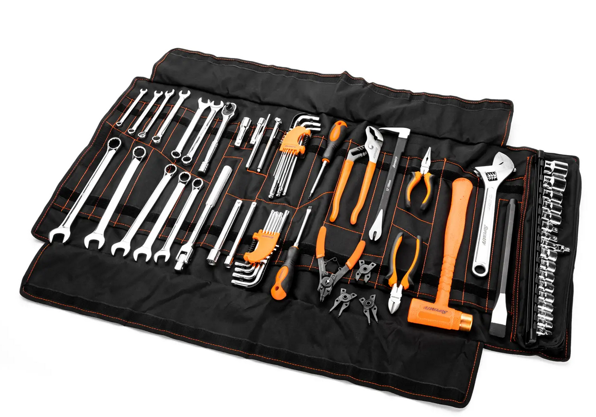 ULTIMATE EMERGENCY TOOL ROLL KIT BAG, ATV/UTV TOOL-U-002