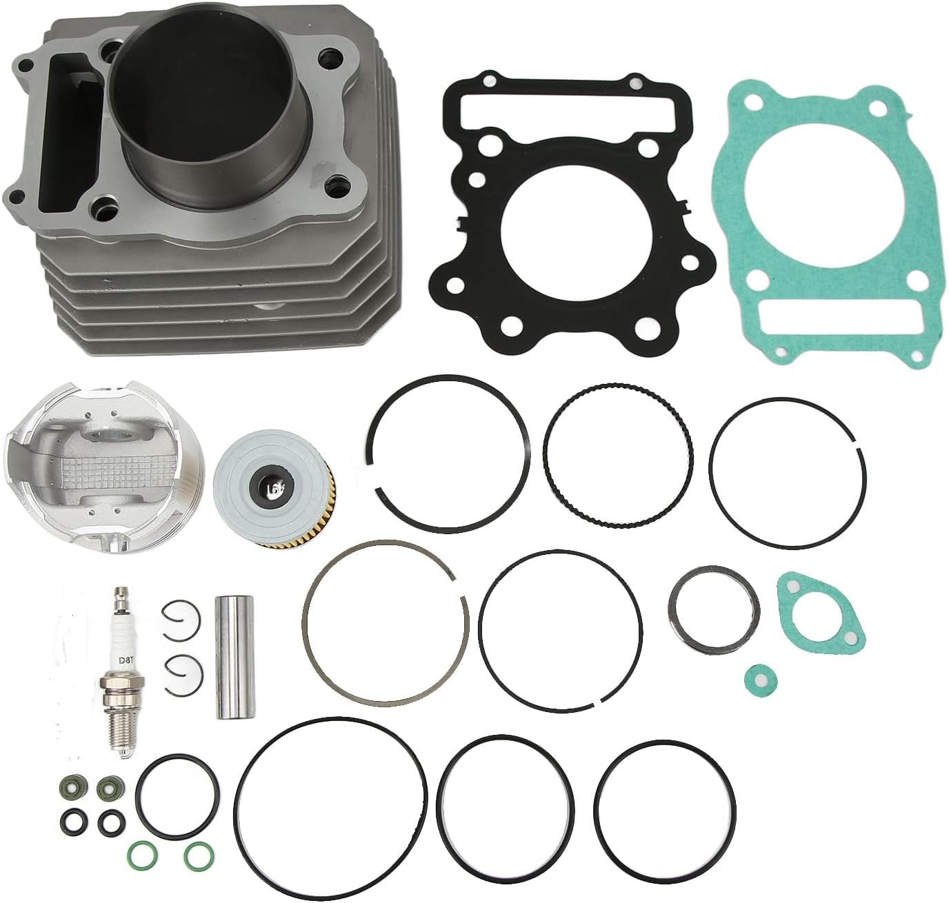 CYLINDER TOP END REBUILD KIT 74.00mm 1988-2000 HONDA TRX300 FOURTRAX FW 4X4 2X4 12000-HC4-000