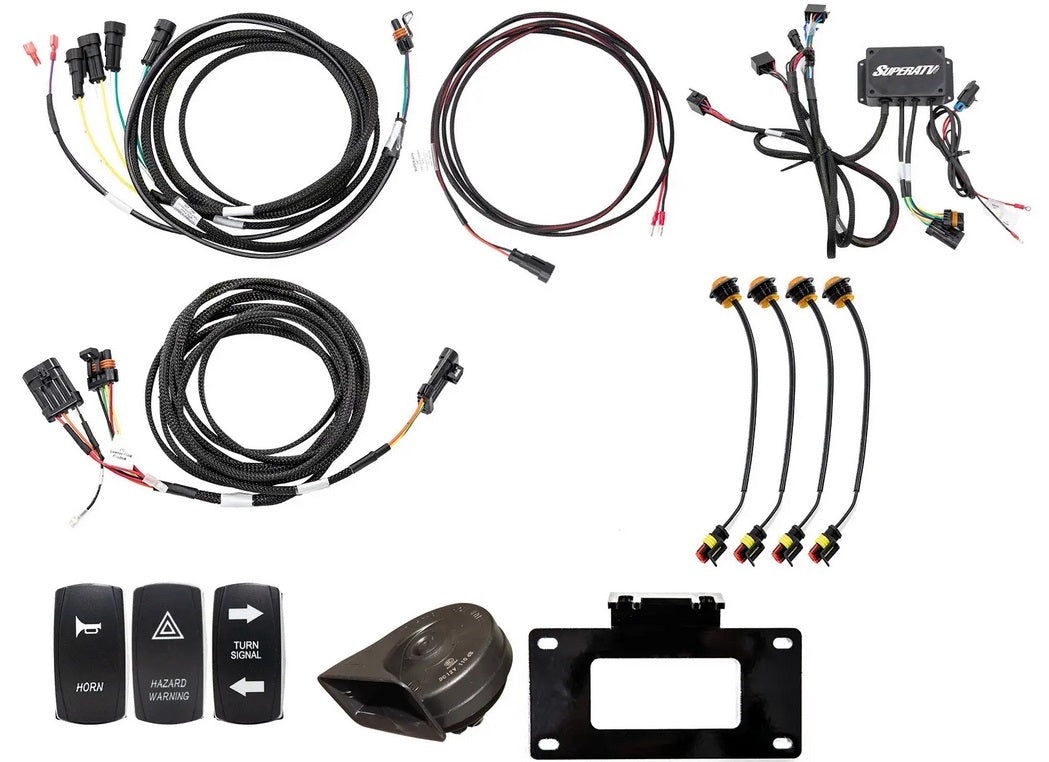 PLUG & PLAY DELUXE TURN SIGNAL KIT CANAM MAVERICK X3 SUPERATV TSK-CA-X3-004