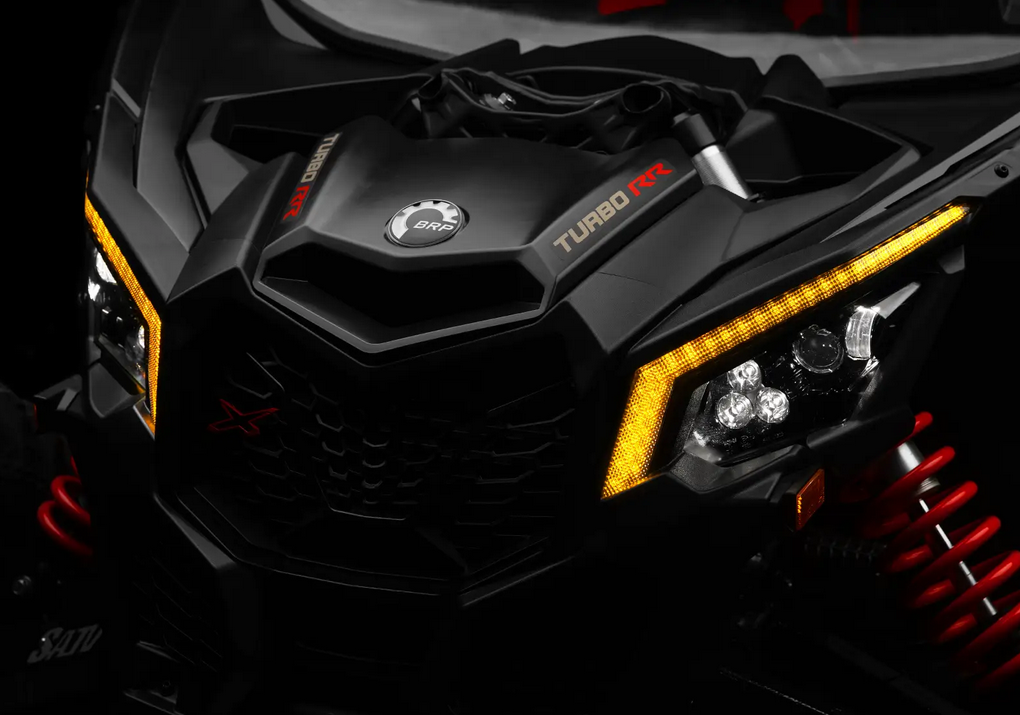 PLUG & PLAY DELUXE SELF CANCELING TURN SIGNAL KIT CANAM MAVERICK X3 W/FANG LIGHTS SUPERATV TSK-CA-X34-007-K