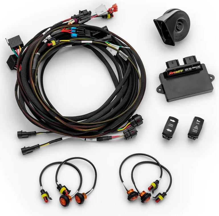PLUG & PLAY DELUXE SELF CANCELING TURN SIGNAL KIT CF MOTO UFORCE 1000 800 SUPERATV TSK-CF-UF1K-007