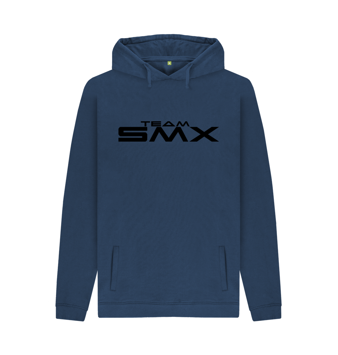 Navy Printed Hoody Front