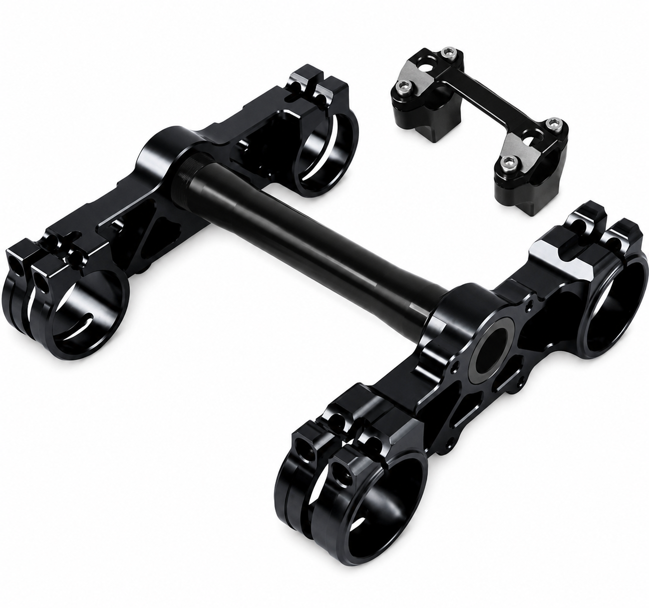 TRIPLE CLAMP ASSEMBLY OEM BLACK SUR-RON ULTRA BEE