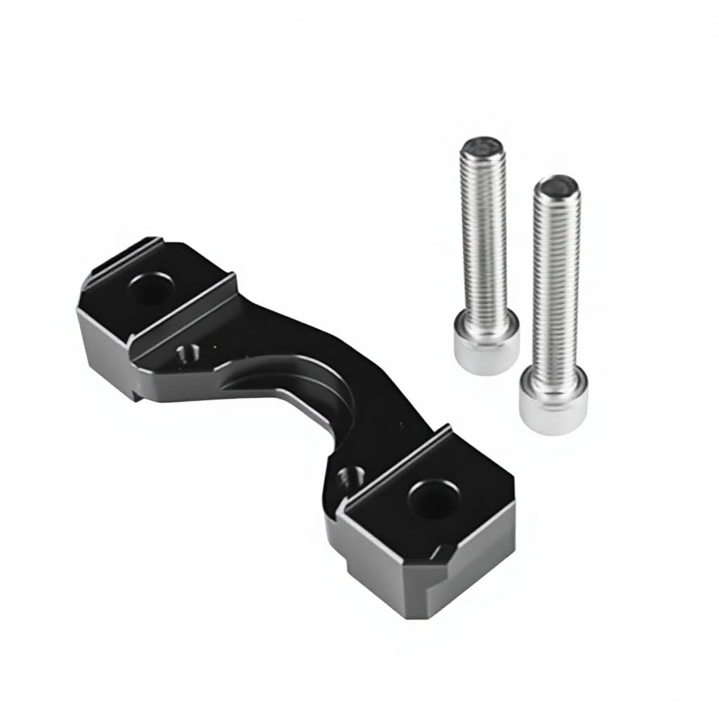 STEM HEIGHTENING SPACER 19mm BLACK WITH BOLTS SUR-RON