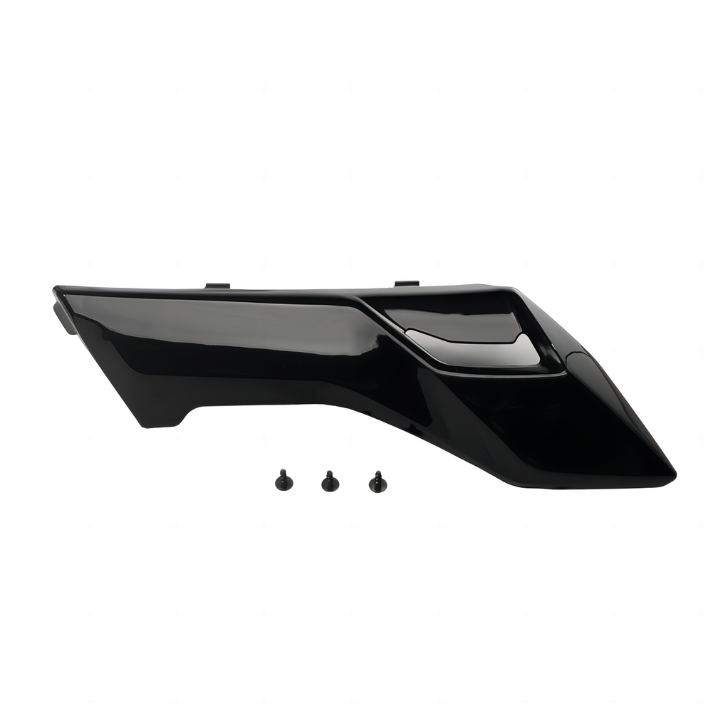 RIGHT SIDE GLOSS BLACK BATTERY COMPARTMENT PANEL WITH SCREWS SUR-RON ULTRA BEE