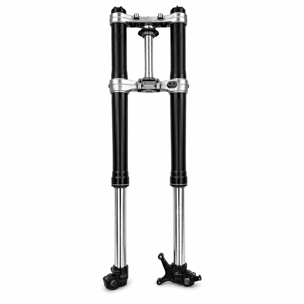 FRONT FORKS KKE 470 TRIPLE CLAMP AND HEADSET BEARING ASSEMBLY SUR-RON ULTRA BEE