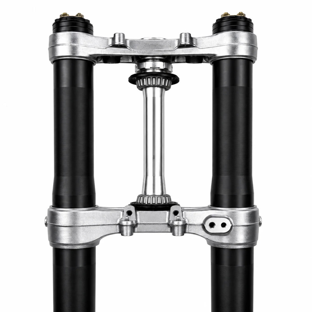 FRONT FORKS KKE 470 TRIPLE CLAMP AND HEADSET BEARING ASSEMBLY SUR-RON ULTRA BEE