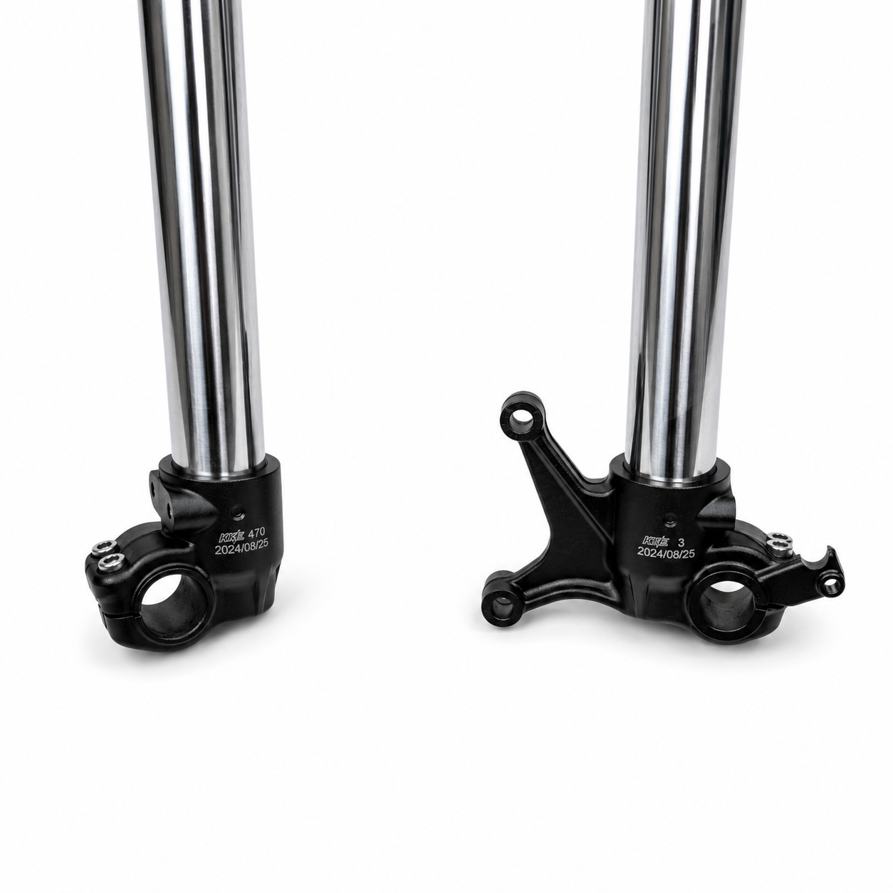 FRONT FORKS KKE 470 TRIPLE CLAMP AND HEADSET BEARING ASSEMBLY SUR-RON ULTRA BEE