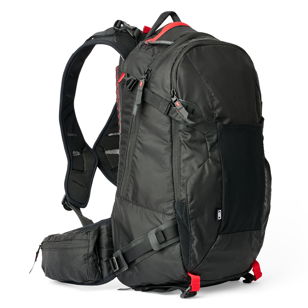 VST 16L ZIPPERED Daypack Backpack - Black - USWE 5216080001