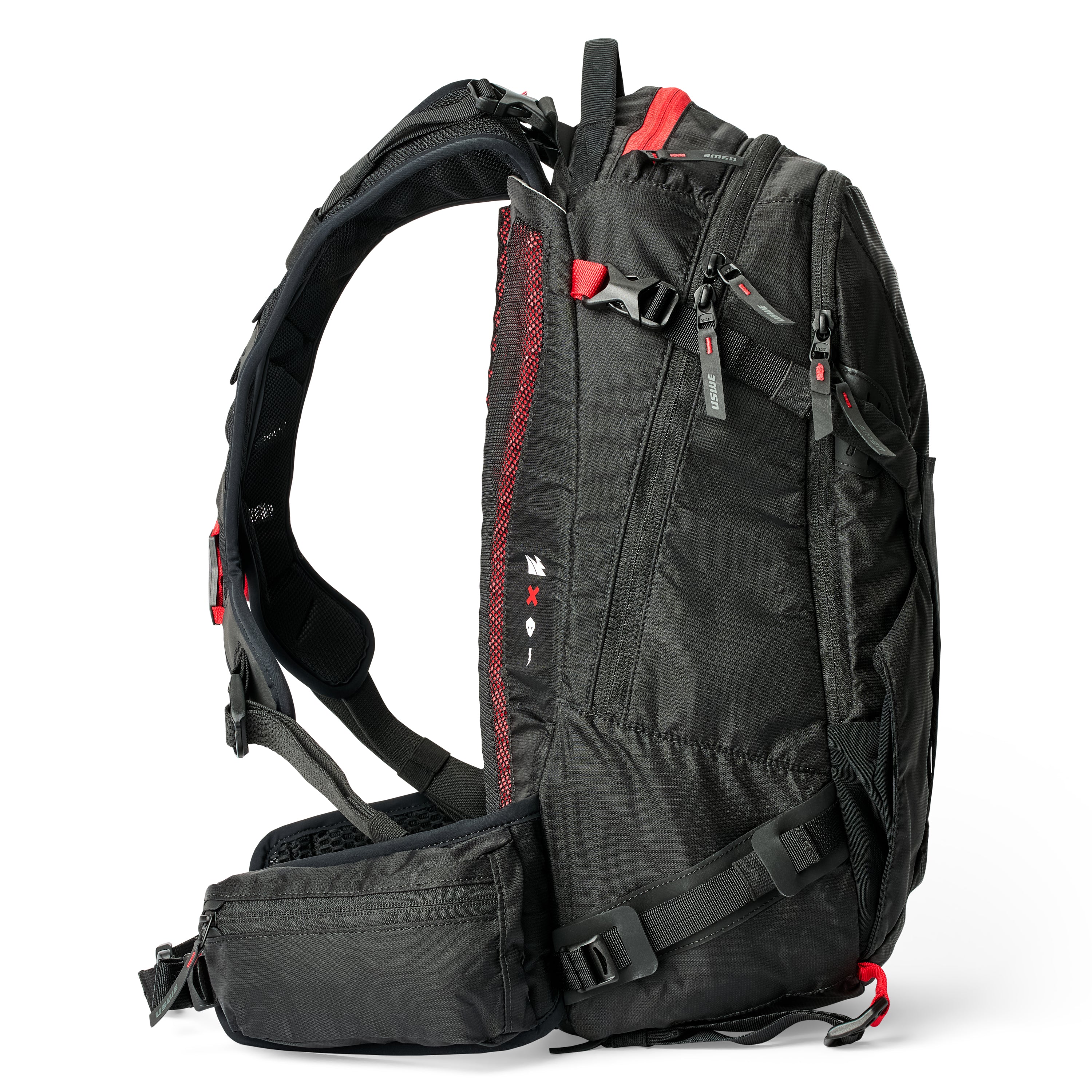 VST 25L ZIPPERED Daypack Backpack - Black - USWE 5225080001