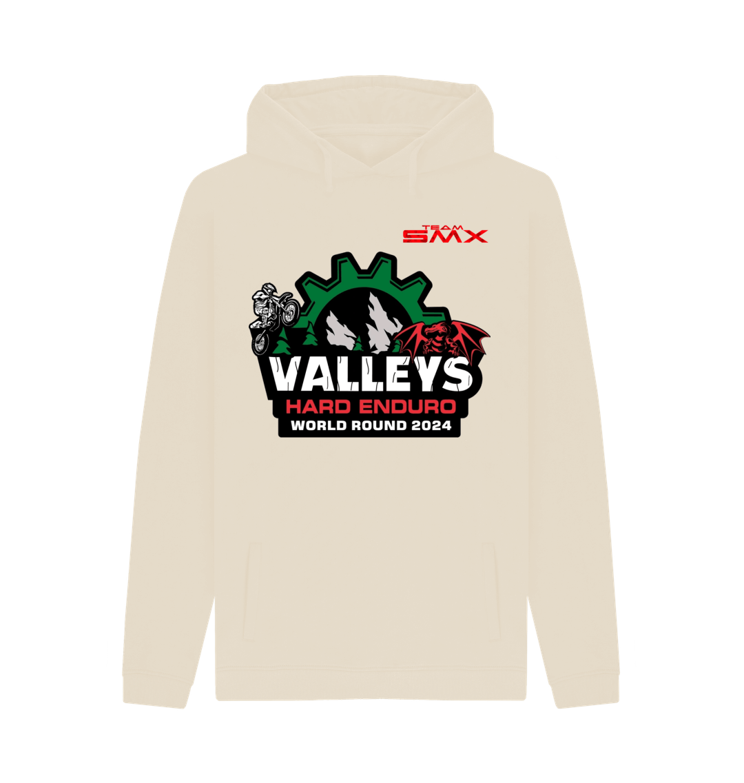 Oat Printed Hoody Front