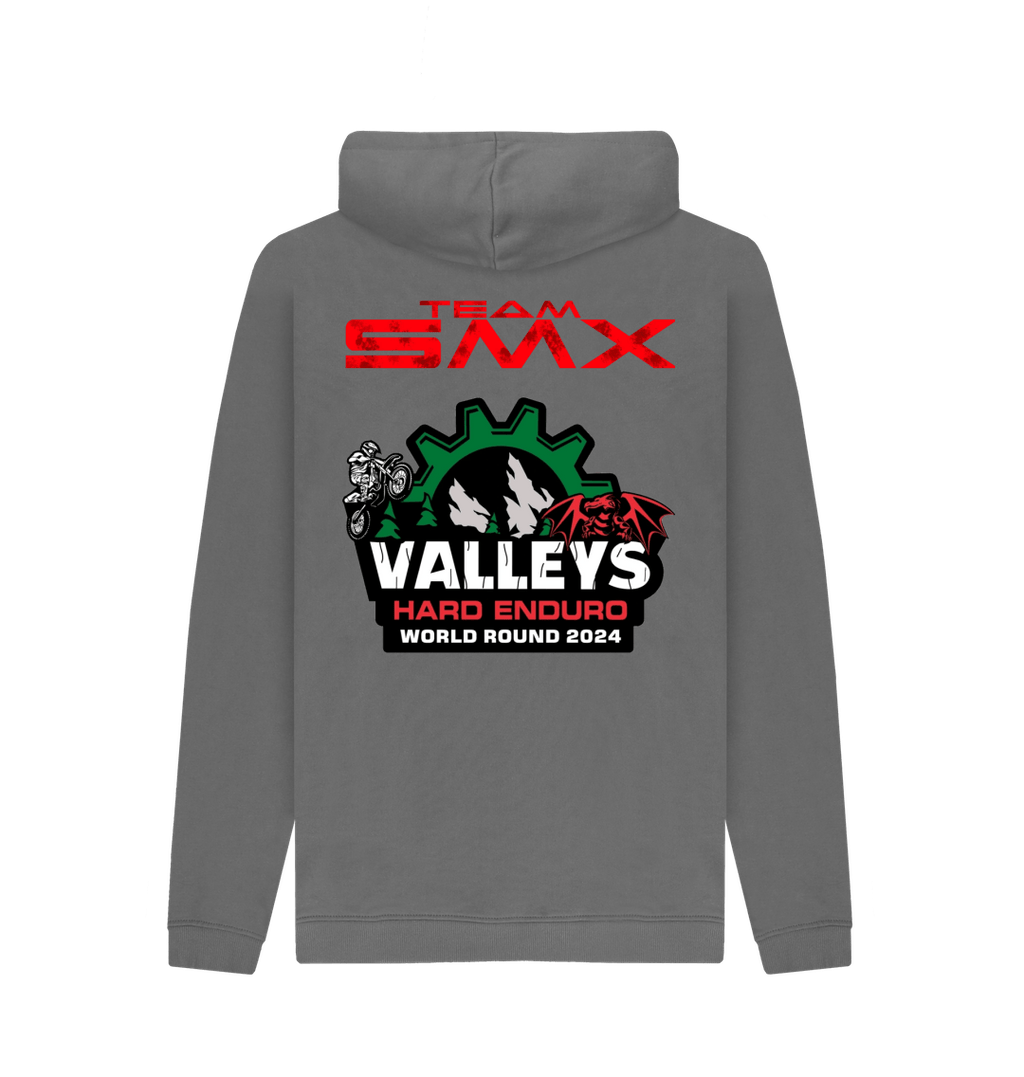 Slate Grey Printed Hoody Back