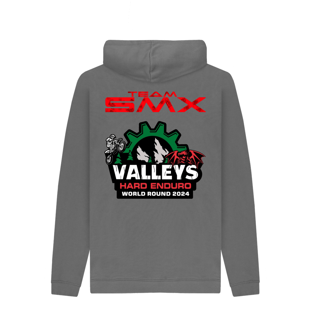 Slate Grey Printed Hoody Back
